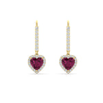 Load image into Gallery viewer, 1-carat-pink-sapphire-heart-shape-lever-back-diamond-earring-in-yellow-gold-FDEAR-11235HTGSADRPI-1.00CT-NL-YG.jpg
