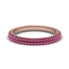 Load image into Gallery viewer, 1-carat-pink-sapphire-micro-pave-eternity-band-in-rose-gold-FD-EWB9202GSADRPI-NL-RG-GS