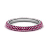 Load image into Gallery viewer, 1-carat-pink-sapphire-micro-pave-eternity-band-in-white-gold-FD-EWB9202GSADRPI-NL-WG-GS