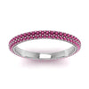 Load image into Gallery viewer, 1-carat-pink-sapphire-micro-pave-eternity-band-in-white-gold-FD-EWB9202GSADRPI-NL-WG-GS
