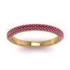Load image into Gallery viewer, 1-carat-pink-sapphire-micro-pave-eternity-band-in-yellow-gold-FD-EWB9202GSADRPI-NL-YG-GS