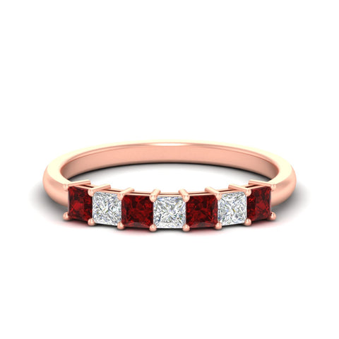 1-carat-princess-cut-7-stone-ruby-wedding-band-in-rose-gold-fdwb8008prgrudrsleep-1.00ct-nl-rg.jpg