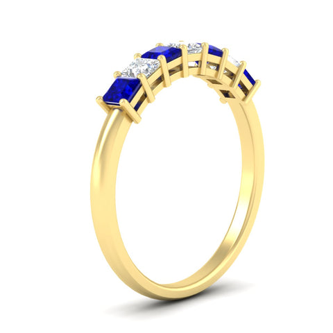 1-carat-princess-cut-7-stone-sapphire-wedding-band-in-yellow-gold-fdwb8008prgsablangle2-1.00ct-nl-yg.jpg