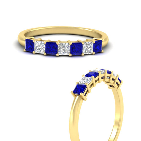 1-carat-princess-cut-7-stone-sapphire-wedding-band-in-yellow-gold-fdwb8008prgsablangle3-1.00ct-nl-yg.jpg