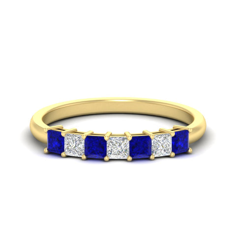 1-carat-princess-cut-7-stone-sapphire-wedding-band-in-yellow-gold-fdwb8008prgsablsleep-1.00ct-nl-yg.jpg