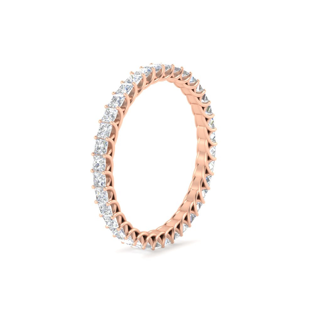 Princess Cut Full Eternity Band