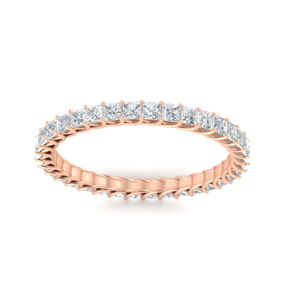Princess Cut Full Eternity Band