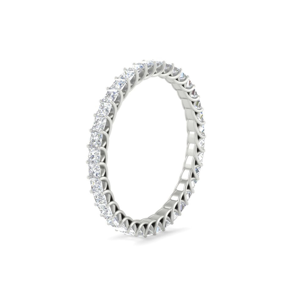 Princess Cut Full Eternity Band
