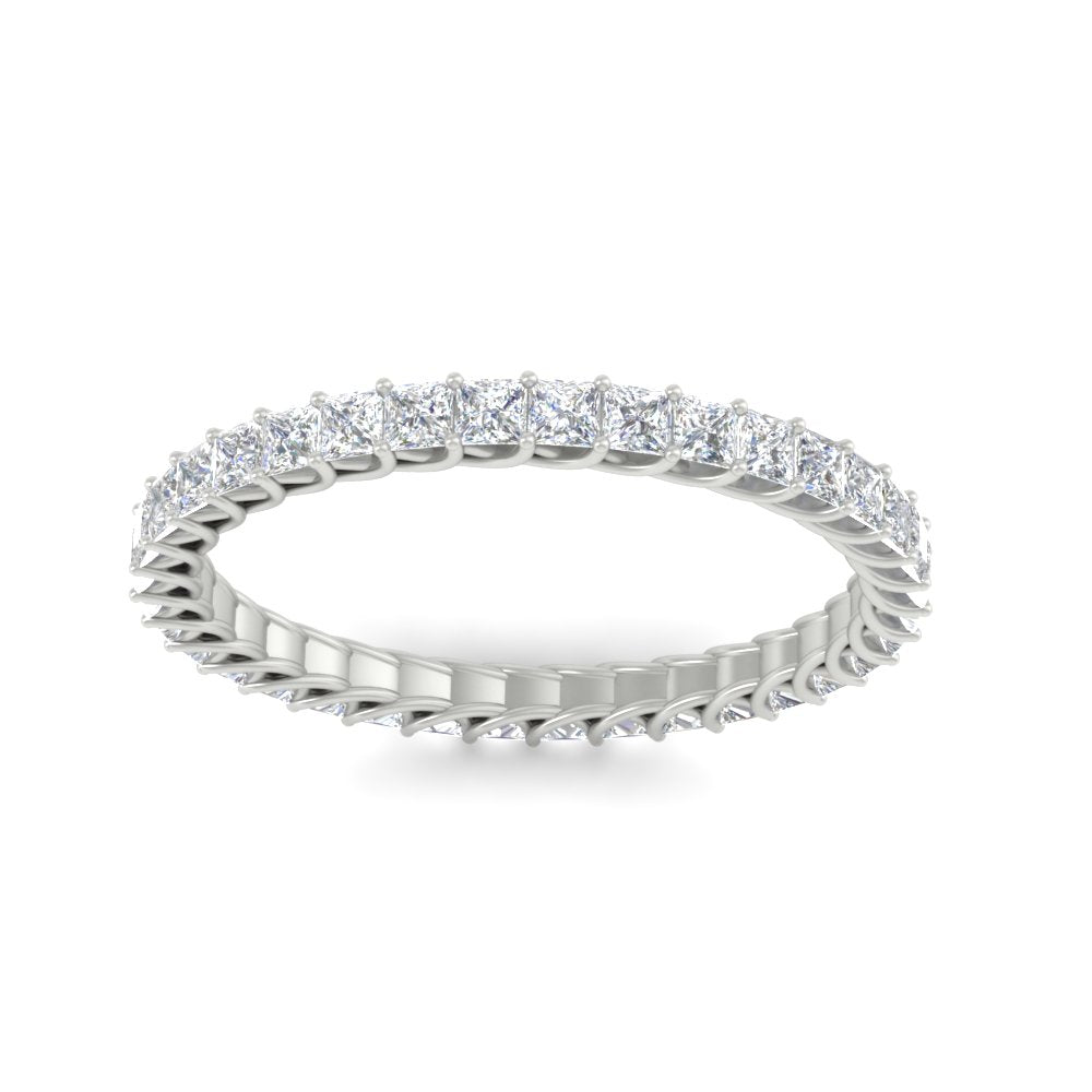 Princess Cut Full Eternity Band