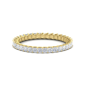Princess Cut Full Eternity Band