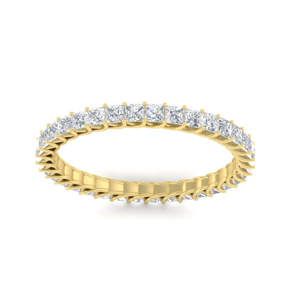 Princess Cut Full Eternity Band