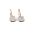 Load image into Gallery viewer, 1-carat-princess-cut-diamond-halo-dangle-earrings-in-rose-gold-FDEAR-11235PR-1.00CT-NL-RG.jpg