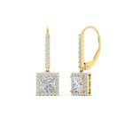 Load image into Gallery viewer, 1-carat-princess-cut-diamond-halo-dangle-earrings-in-yellow-gold-FDEAR-11235PR-1.00CT-NL-YG.jpg
