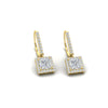 Load image into Gallery viewer, 1-carat-princess-cut-diamond-halo-dangle-earrings-in-yellow-gold-FDEAR-11235PR-1.00CT-NL-YG.jpg