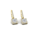 Load image into Gallery viewer, 1-carat-princess-cut-diamond-halo-dangle-earrings-in-yellow-gold-FDEAR-11235PR-1.00CT-NL-YG.jpg
