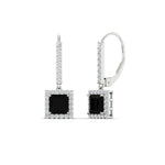 Load image into Gallery viewer, 1-carat-princess-cut-diamond-halo-dangle-earrings-with-black-diamond-in-white-gold-FDEAR-11235PRGBLACK-1.00CT-NL-WG.jpg
