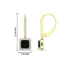 Load image into Gallery viewer, 1-carat-princess-cut-diamond-halo-dangle-earrings-with-black-diamond-in-yellow-gold-FDEAR-11235PRGBLACK-1.00CT-NL-YG.jpg