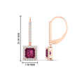 Thumbnail 19 - 1-carat-princess-cut-diamond-halo-dangle-earrings-with-pink-sapphire-in-rose-gold-FDEAR-11235PRGSADRPI-1.00CT-NL-RG.jpg