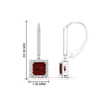 Load image into Gallery viewer, 1-carat-princess-cut-diamond-halo-dangle-earrings-with-ruby-in-white-gold-FDEAR-11235PRGRUDR-1.00CT-NL-WG.jpg