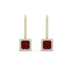 Load image into Gallery viewer, 1-carat-princess-cut-diamond-halo-dangle-earrings-with-ruby-in-yellow-gold-FDEAR-11235PRGRUDR-1.00CT-NL-YG.jpg