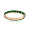 Load image into Gallery viewer, 1-carat-princess-cut-emerald-eternity-band-for-female-in-rose-gold-FD10203PRBGEMGRANGLE5-1.00CT-NL-RG.jpg