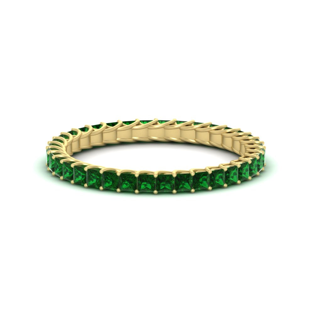 Princess Cut Full Eternity Band