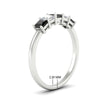 Load image into Gallery viewer, 1-carat-princess-cut-five-stone-black-diamond-wedding-band-in-white-gold-fdwb8008prblackangle2-1.00ct-nl-wg-hw.jpg