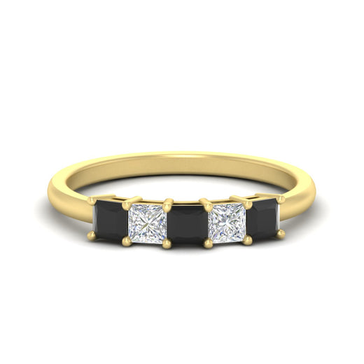 1-carat-princess-cut-five-stone-black-diamond-wedding-band-in-yellow-gold-fdwb8008prblacksleep-1.00ct-nl-yg.jpg