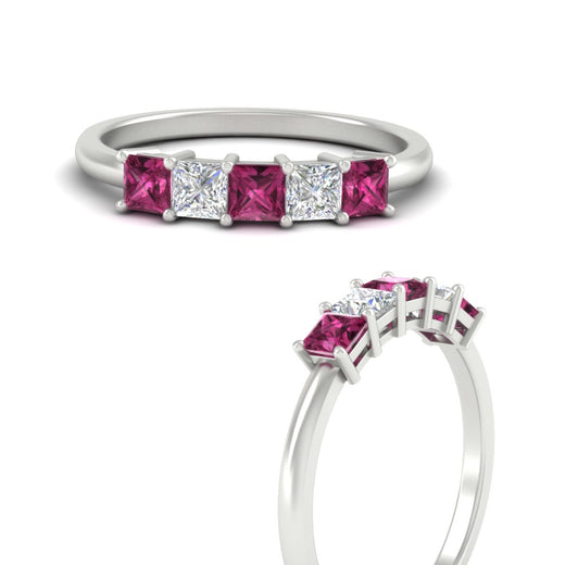 1-carat-princess-cut-five-stone-pink-sapphire-wedding-band-in-white-gold-fdwb8008prgsadrpiangle3-1.00ct-nl-wg.jpg