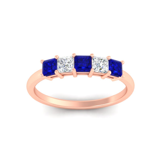1-carat-princess-cut-five-stone-sapphire-wedding-band-in-rose-gold-fdwb8008prgsablangle5-1.00ct-nl-rg.jpg