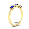 Load image into Gallery viewer, 1-carat-princess-cut-five-stone-sapphire-wedding-band-in-yellow-gold-fdwb8008prgsablangle2-1.00ct-nl-yg-hw.jpg