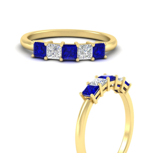 1-carat-princess-cut-five-stone-sapphire-wedding-band-in-yellow-gold-fdwb8008prgsablangle3-1.00ct-nl-yg.jpg