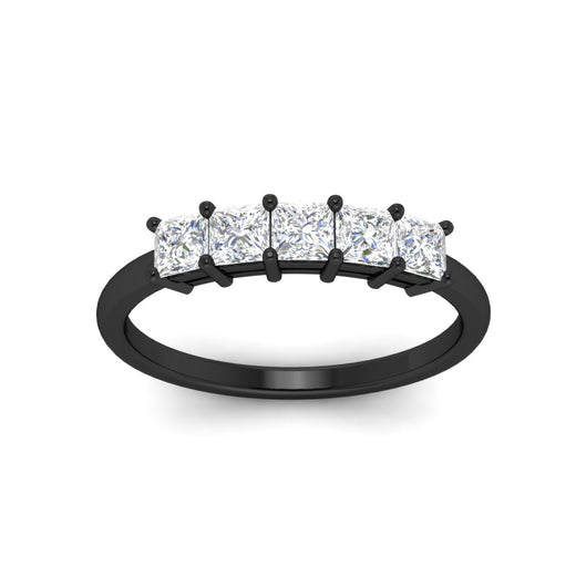 1-carat-princess-cut-five-stone-wedding-band-in-black-gold-fdwb8008prangle3-1.00ct-nl-bg