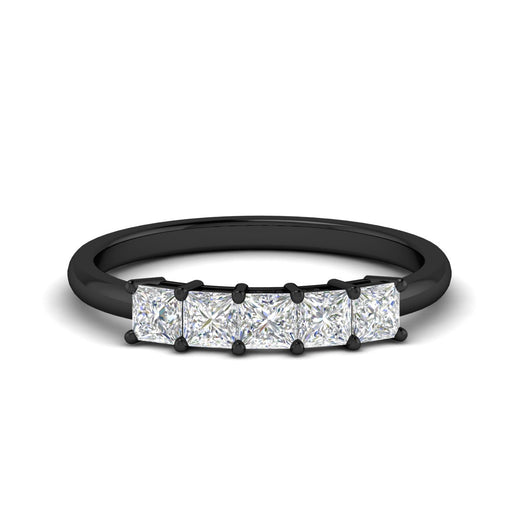 1-carat-princess-cut-five-stone-wedding-band-in-black-gold-fdwb8008prsleep-1.00ct-nl-bg