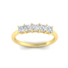 Load image into Gallery viewer, 1-carat-princess-cut-five-stone-wedding-band-in-yellow-gold-fdwb8008prangle5-1.00ct-nl-yg.jpg
