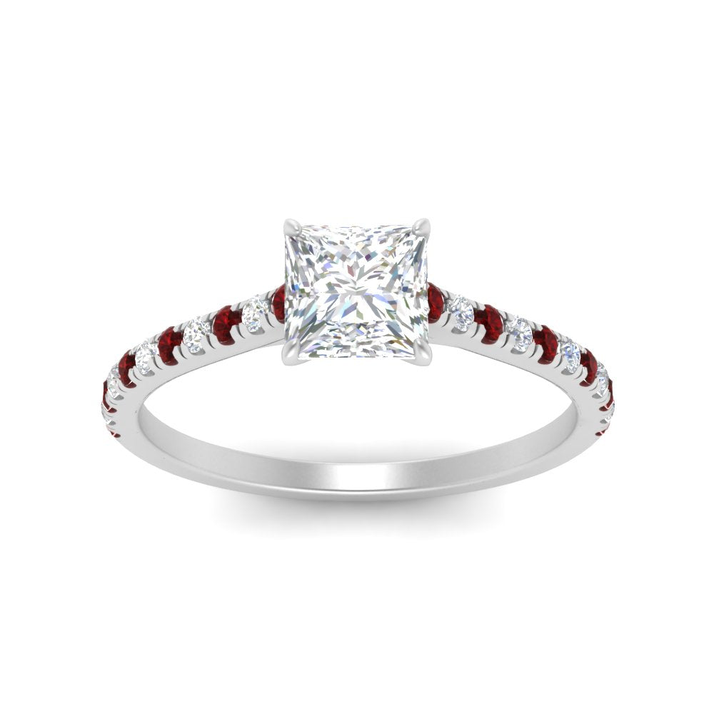 1-Carat-Princess-Cut-Lab-Diamond-Ring-High-Set-With-Ruby-FD9918PRR-1CT-FI-WG