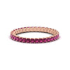 Load image into Gallery viewer, 1-carat-princess-cut-pink-sapphire-eternity-band-for-female-in-rose-gold-FD10203PRBGSADRPI-1.00CT-NL-RG.jpg