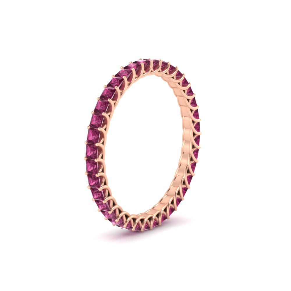 Princess Cut Full Eternity Band