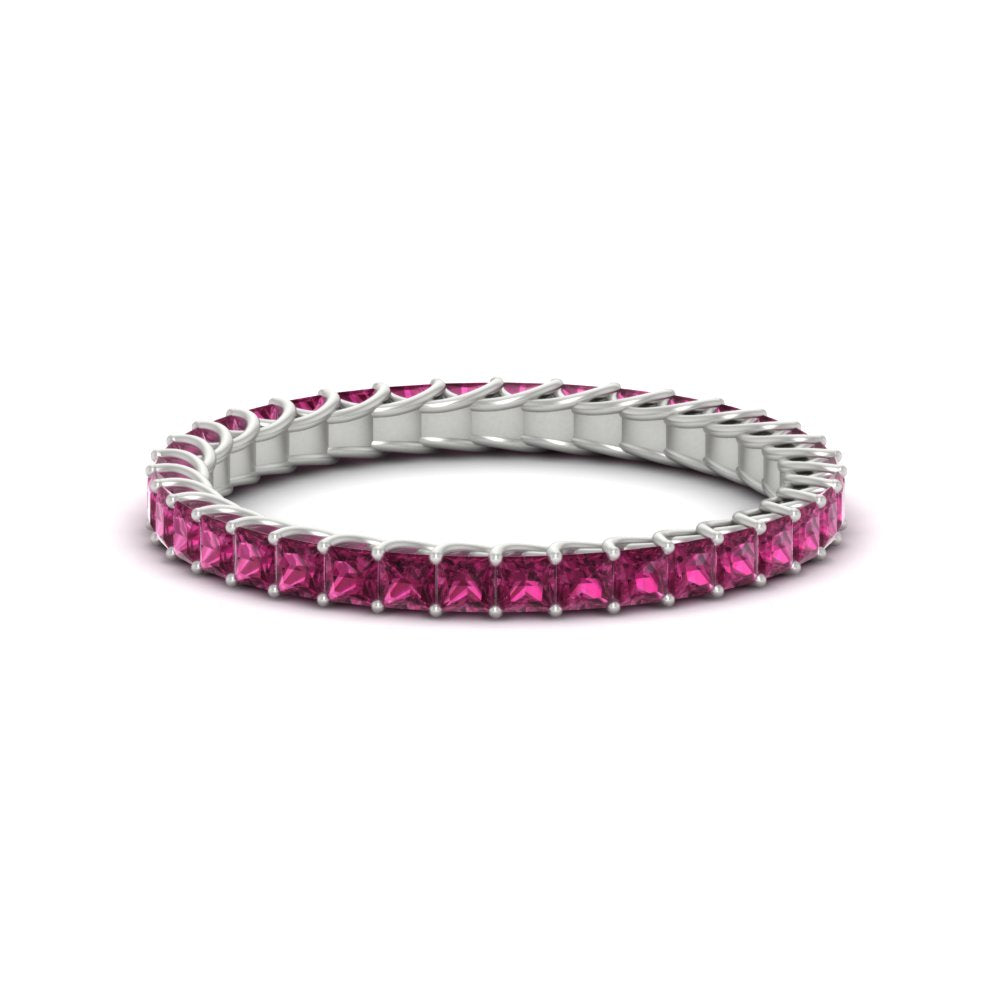 Princess Cut Full Eternity Band