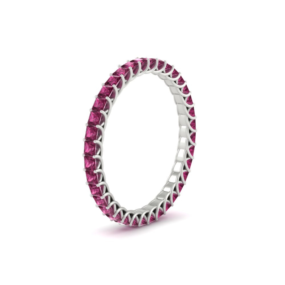 Princess Cut Full Eternity Band