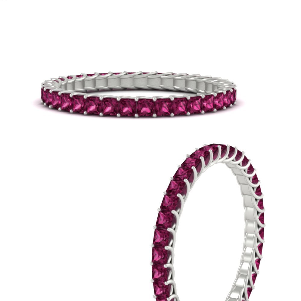 Princess Cut Full Eternity Band