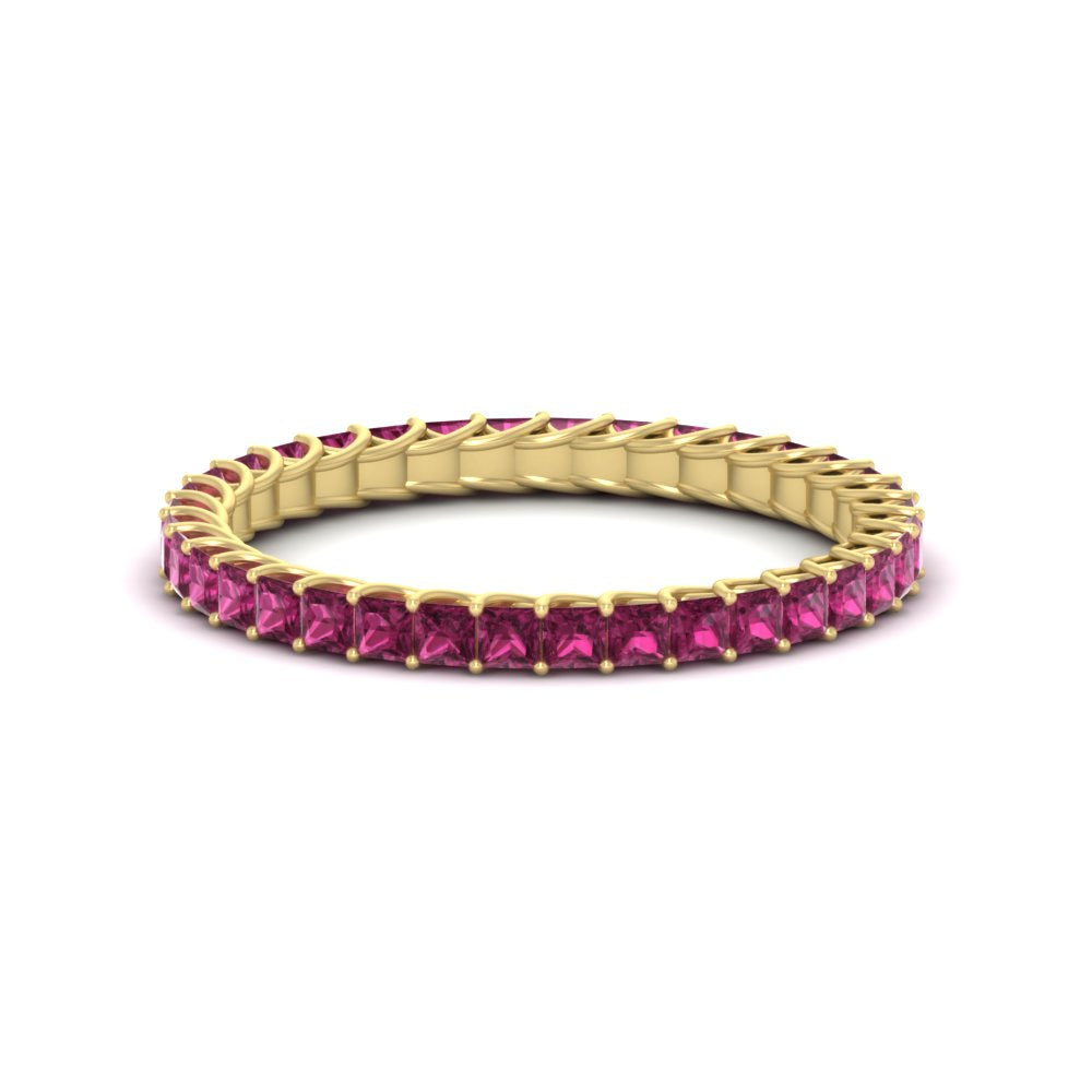 Princess Cut Full Eternity Band