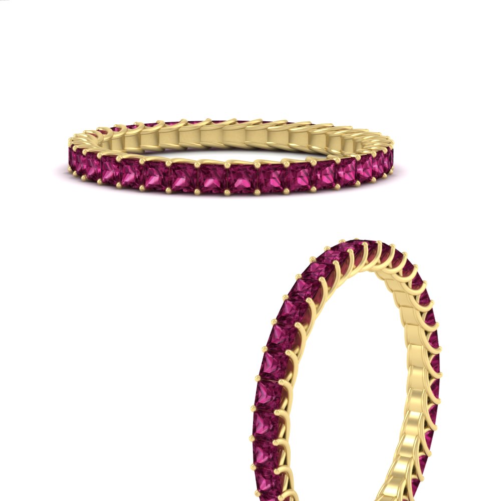 Princess Cut Full Eternity Band