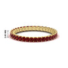 Load image into Gallery viewer, 1-carat-princess-cut-ruby-eternity-band-for-female-in-yellow-gold-FD10203PRBGRUDR-1.00CT-NL-YG-HW.jpg