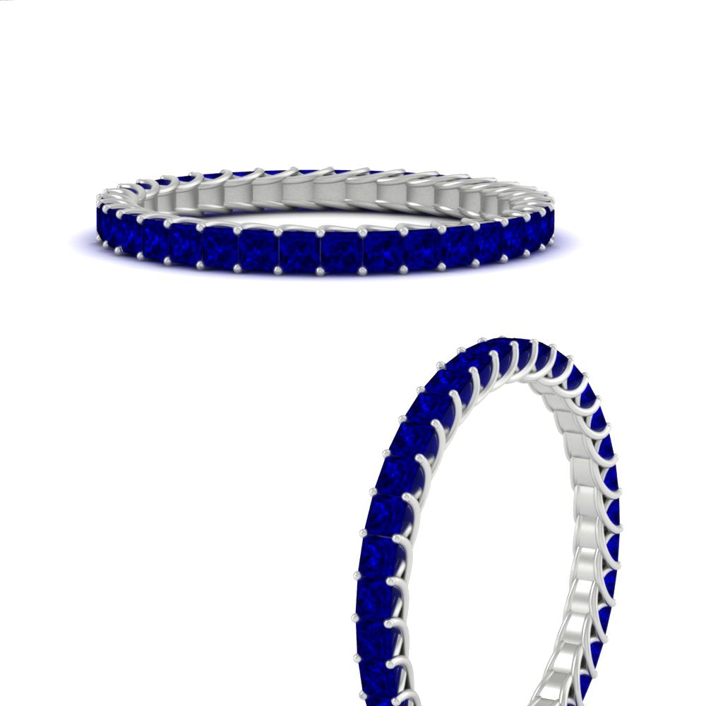 Princess Cut Full Eternity Band