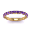 Load image into Gallery viewer, 1-carat-purple-topaz-micro-pave-eternity-band-in-yellow-gold-FD-EWB9202GVITO-NL-YG-GS