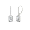 Load image into Gallery viewer, 1-carat-radiant-cut-halo-diamond-lever-back-earrings-in-white-gold-FD-EAR11235RA-1.00CT-NL-WG