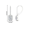 Load image into Gallery viewer, 1-carat-radiant-cut-halo-diamond-lever-back-earrings-in-white-gold-FD-EAR11235RAANGLE1-1.00CT-NL-WG-HW
