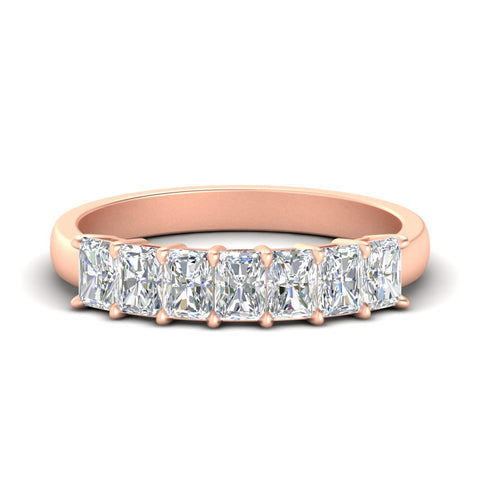 1-carat-radiant-cut-seven-stone-diamond-wedding-band-in-rose-gold-FD8008RAB-1.00CT-NL-RG