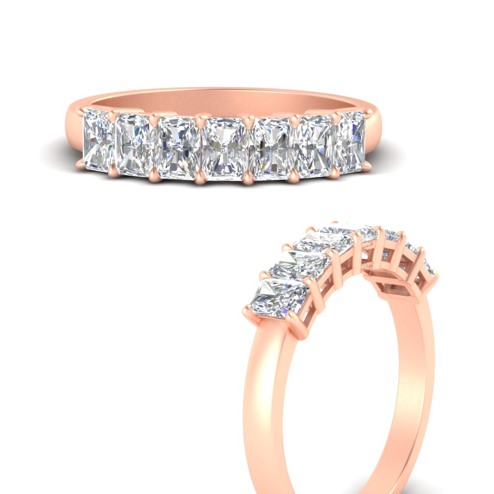 1-carat-radiant-cut-seven-stone-diamond-wedding-band-in-rose-gold-FD8008RABANGLE3-1.00CT-NL-RG